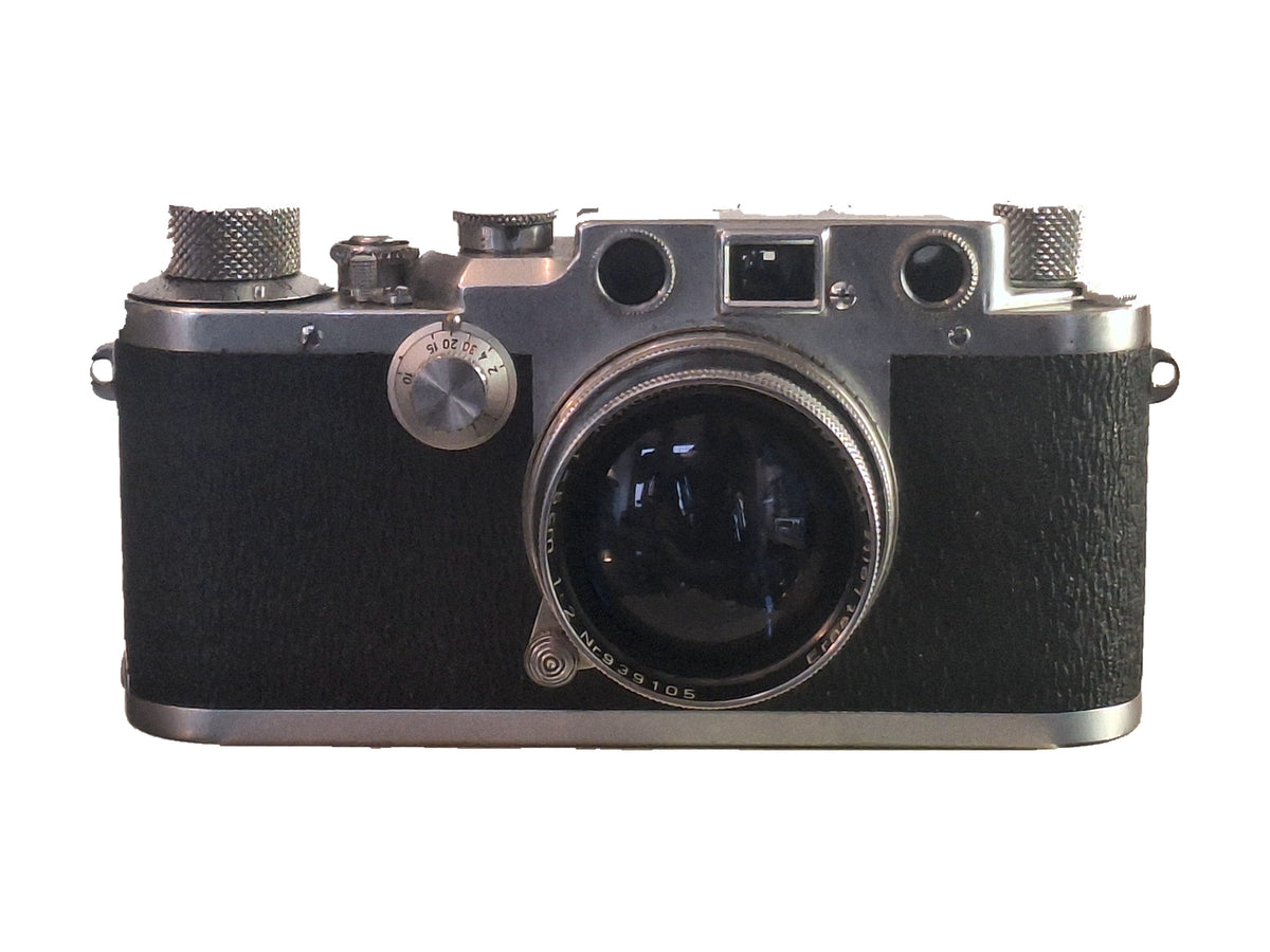 Leica IIIc meetzoekercamera met Ernst Leitz Wetzlar Summitar 50mm f1:2 lens – foto 2
