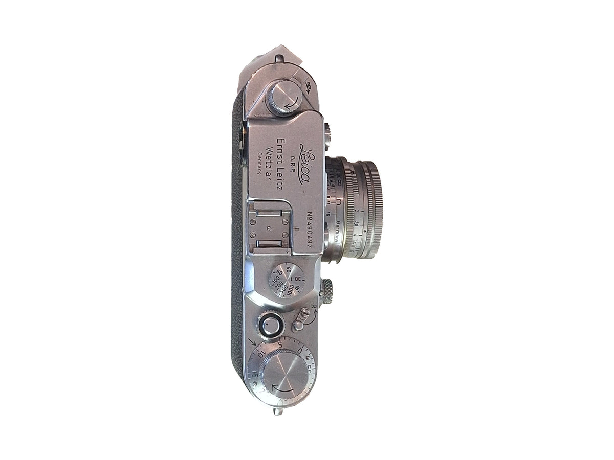 Leica IIIc meetzoekercamera met Ernst Leitz Wetzlar Summitar 50mm f1:2 lens – foto 3