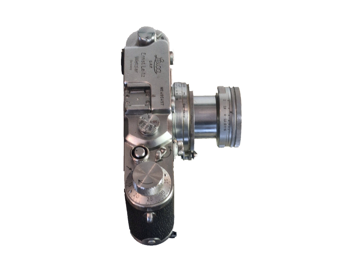 Leica IIIc meetzoekercamera met Ernst Leitz Wetzlar Summitar 50mm f1:2 lens – foto 4