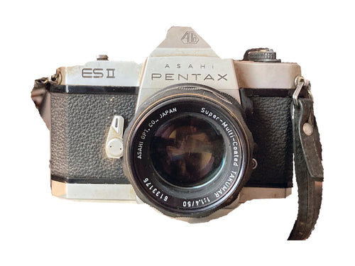 Asahi Pentax ES II spiegelreflexcamera met Super-Multi-Coated Takumar 50mm f/1.4 – foto 1