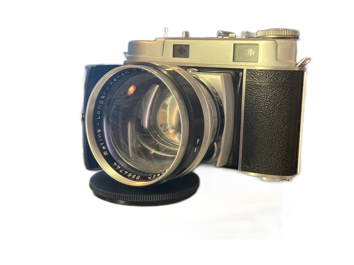 Kodak Retina IIc 35mm Meetzoekercamera + Schneider-Kreuznach Retina-Xenon C 50mm f/2.8 – foto 1