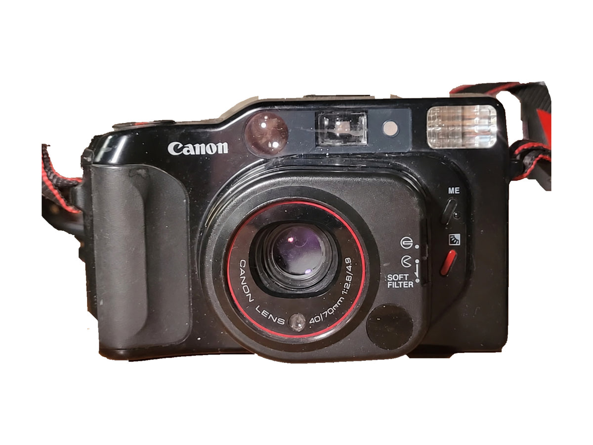 Canon Top Twin 35mm analoge compactcamera met 40/70mm twin lens