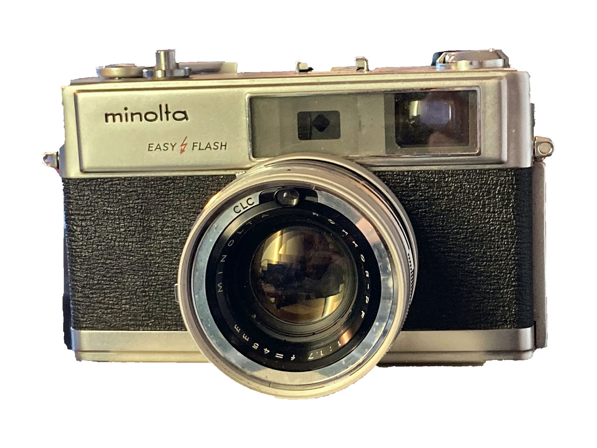 Minolta Hi-Matic 9 + Rokkor-PF 1.7/45mm – Analoge meetzoekercamera – foto 1 van 3