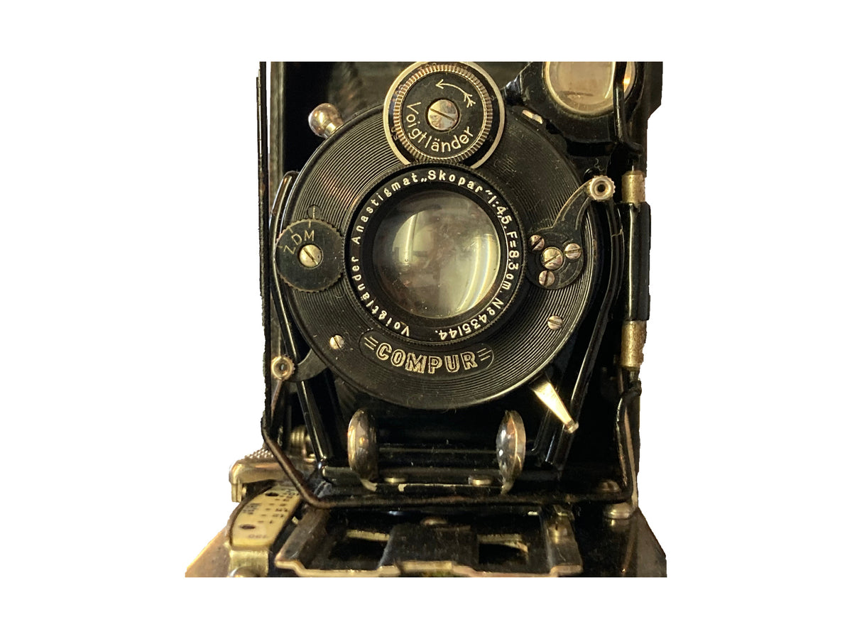 Voigtländer 5×8 rolfilm-vouwcamera met Skopar-objectief – aanvullende productfoto 2