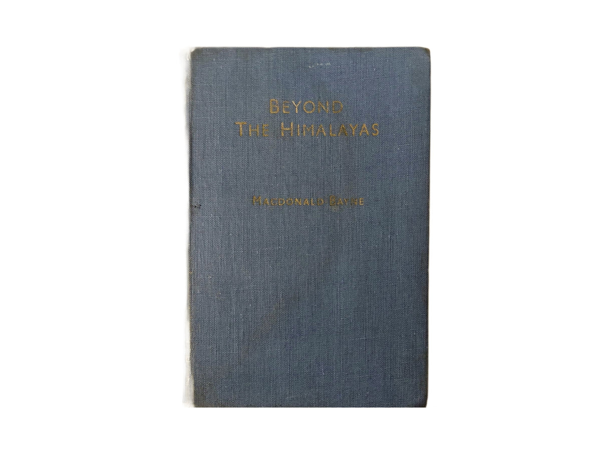 M. MacDonald-Bayne, Beyond the Himalayas - 1e druk 1954 – hoofdfoto, 4:5 uitsnede