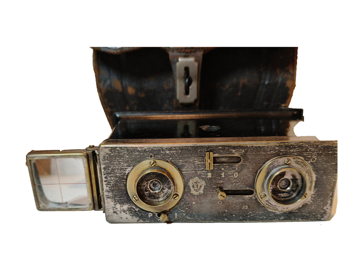 Jules Richard Le Glyphoscope stereocamera met etui – foto 4