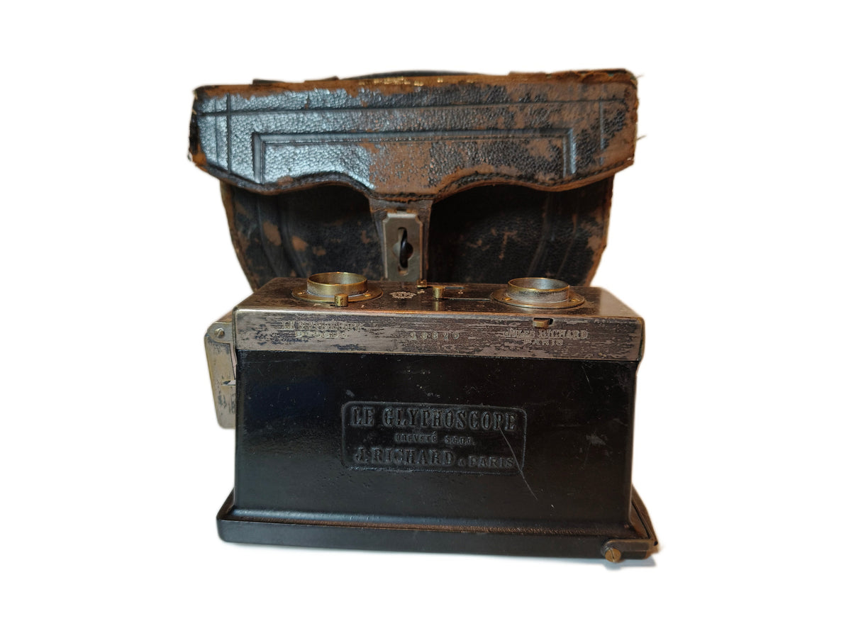 Jules Richard Le Glyphoscope stereocamera met etui – foto 2