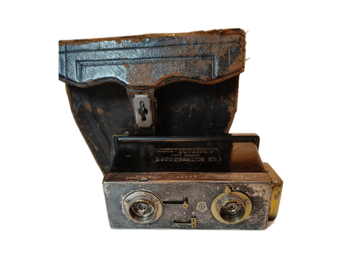 Jules Richard Le Glyphoscope stereocamera met etui