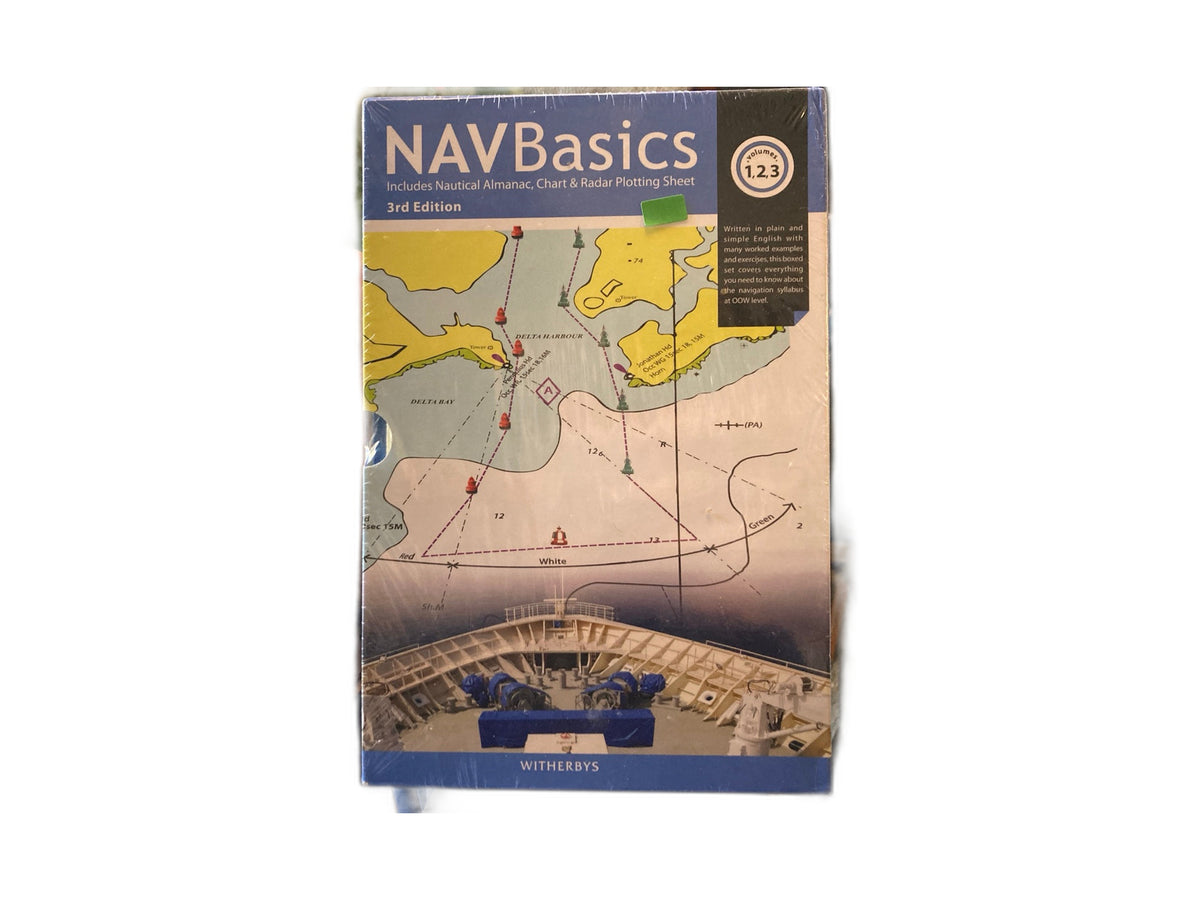 Voorzijde van de Witherby NAVBasics 3rd Edition, complete set