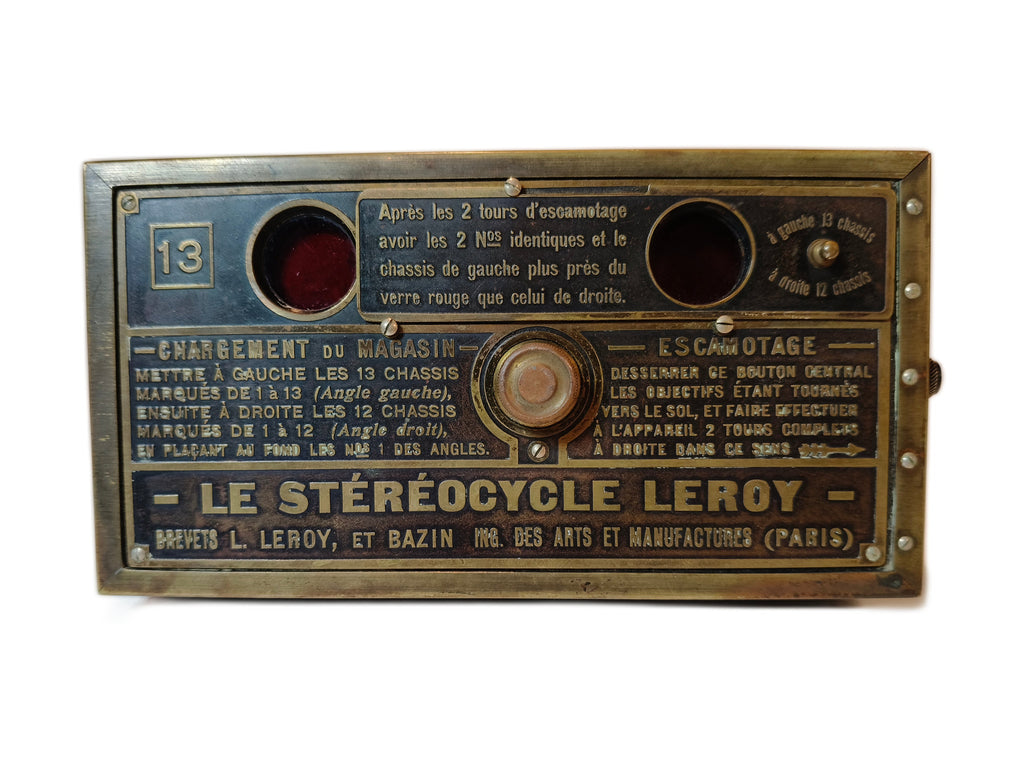 Antieke Le Stéréocycle Leroy stereocamera