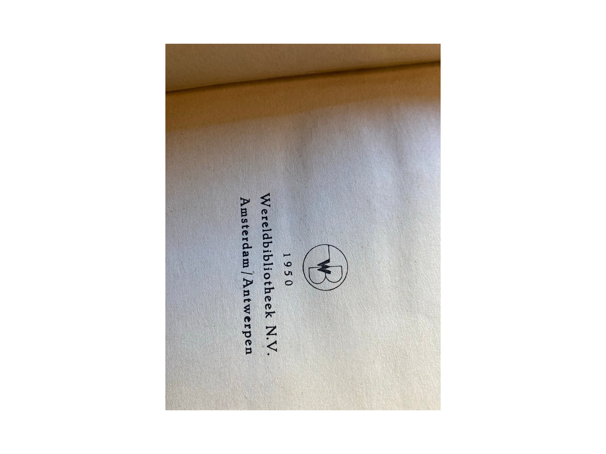Uitgeverspagina, Wereldbibliotheek, 1950