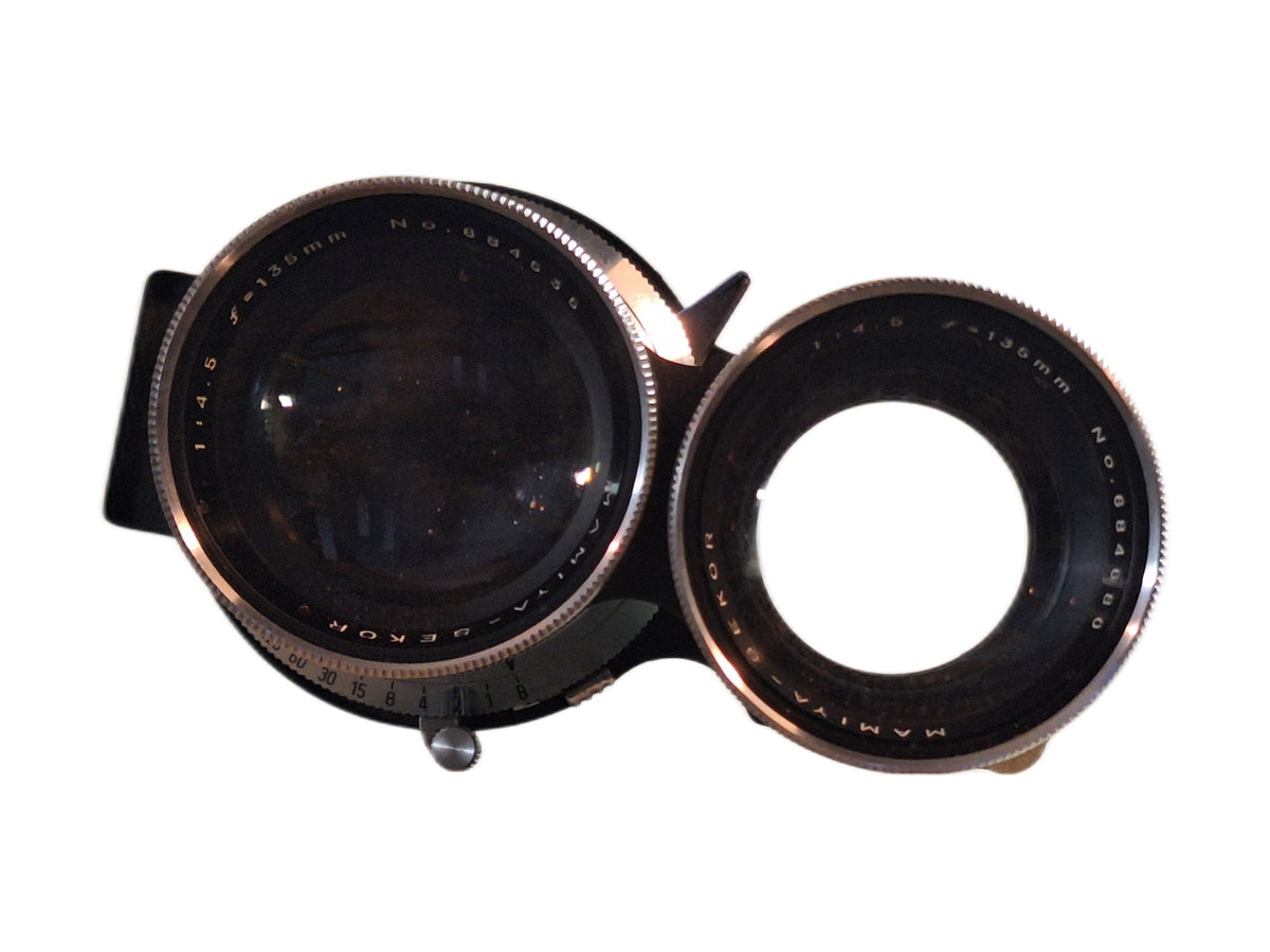 Mamiya-Sekor 135mm f/4.5 TLR lens with an integrated Seikosha-S shutter – foto 4