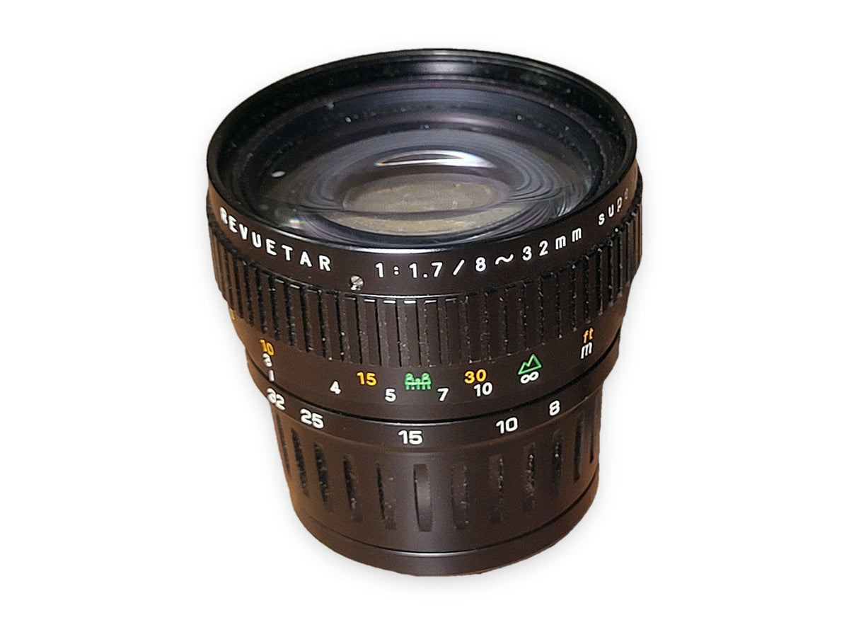 Revuetar 8-32mm f/1.7 Zoomlens voor Revue Super 8-Pocket / Chinon Pocket-8
