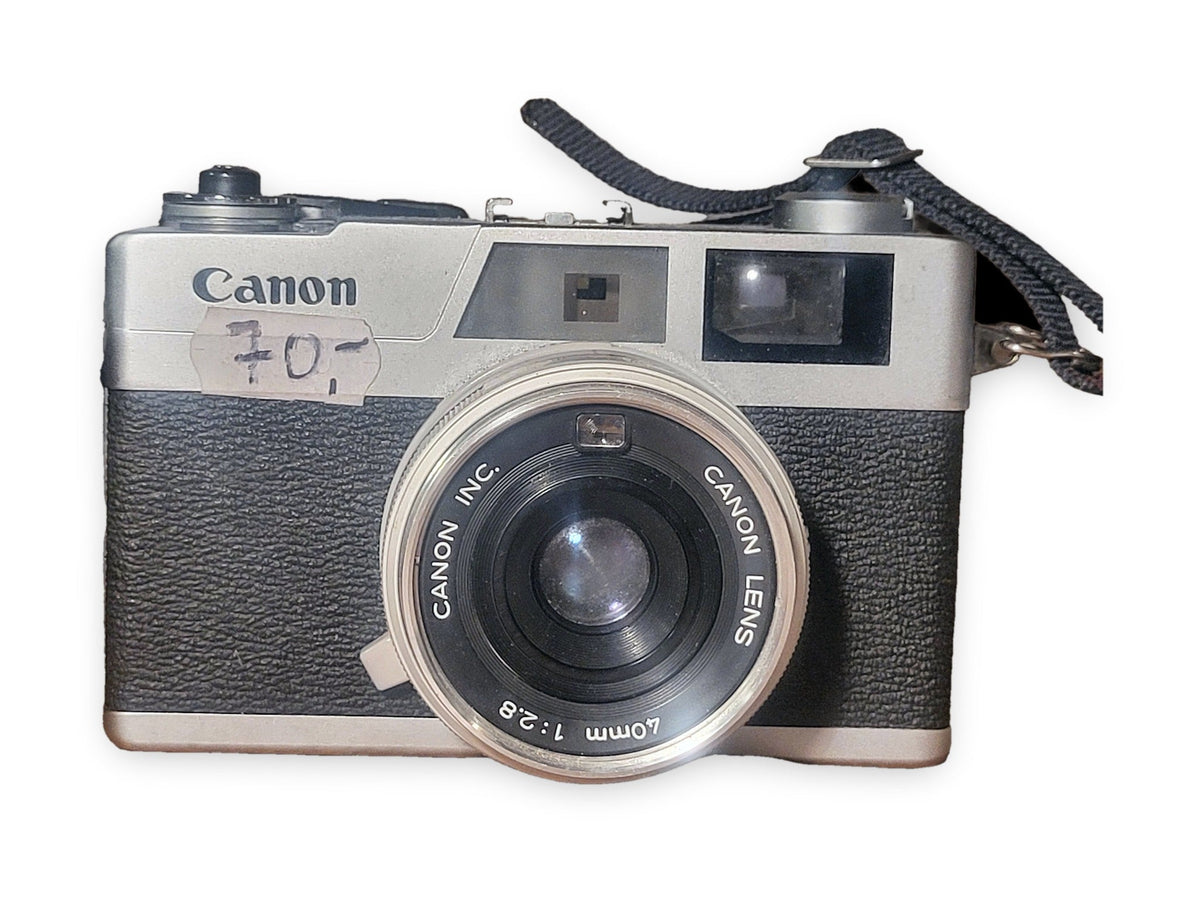 Canon Canonet 28 35mm analoge camera met vaste Canon 40mm f/2.8 lens. – vintage analoge camera bij De Majum Rotterdam