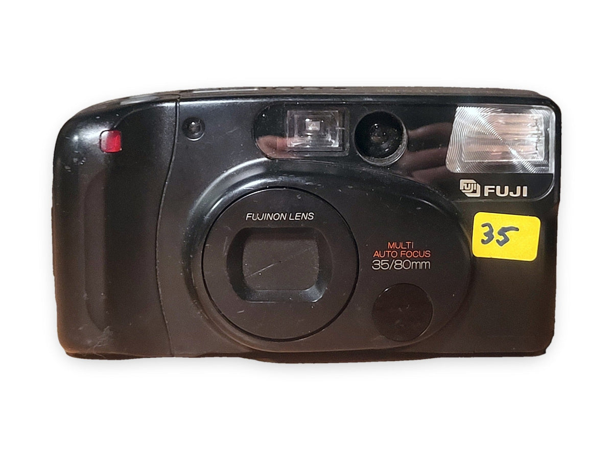 Fuji DL-400 Tele Super 35mm analoge compactcamera – vintage analoge camera bij De Majum Rotterdam