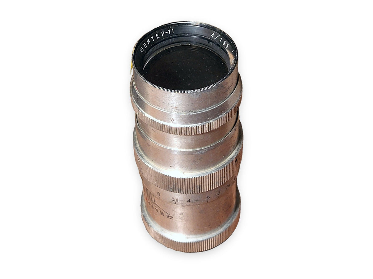 Jupiter-11 135mm f/4 Lens voor Zorki 4 LTM M39