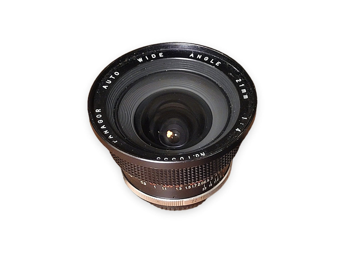 Panagor Auto 21mm f/4 groothoeklens met M42-vatting