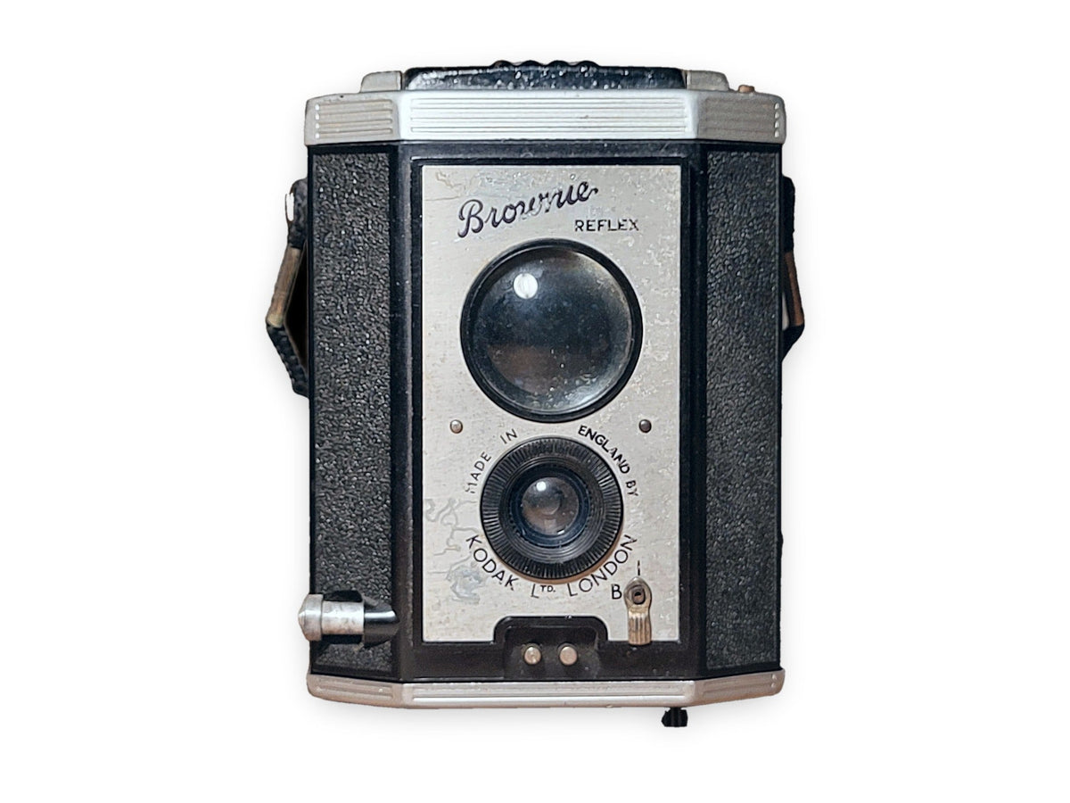 Kodak Brownie Reflex Boxcamera – Vintage 127 Film Camera – vintage analoge camera bij De Majum Rotterdam