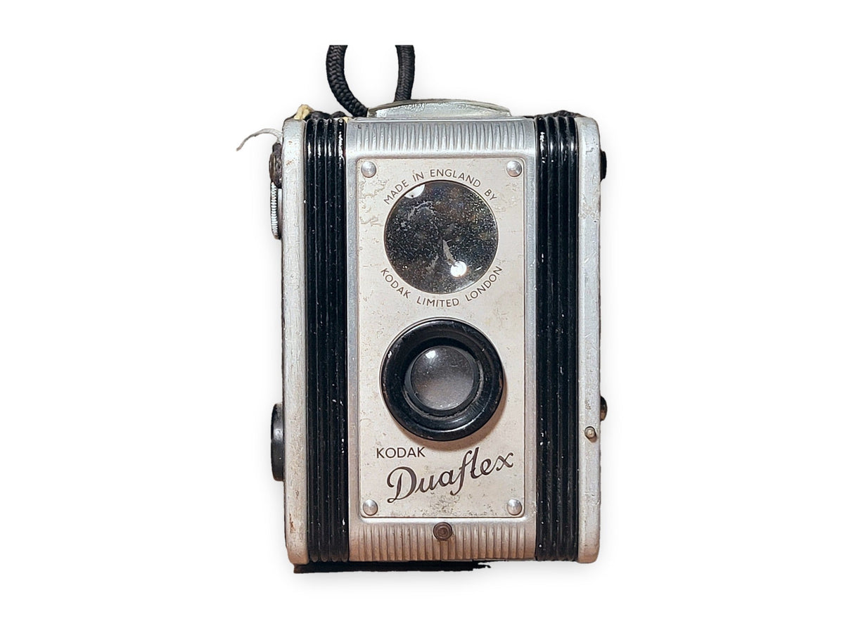Kodak Duaflex vintage boxcamera – Made in England – vintage analoge camera bij De Majum Rotterdam
