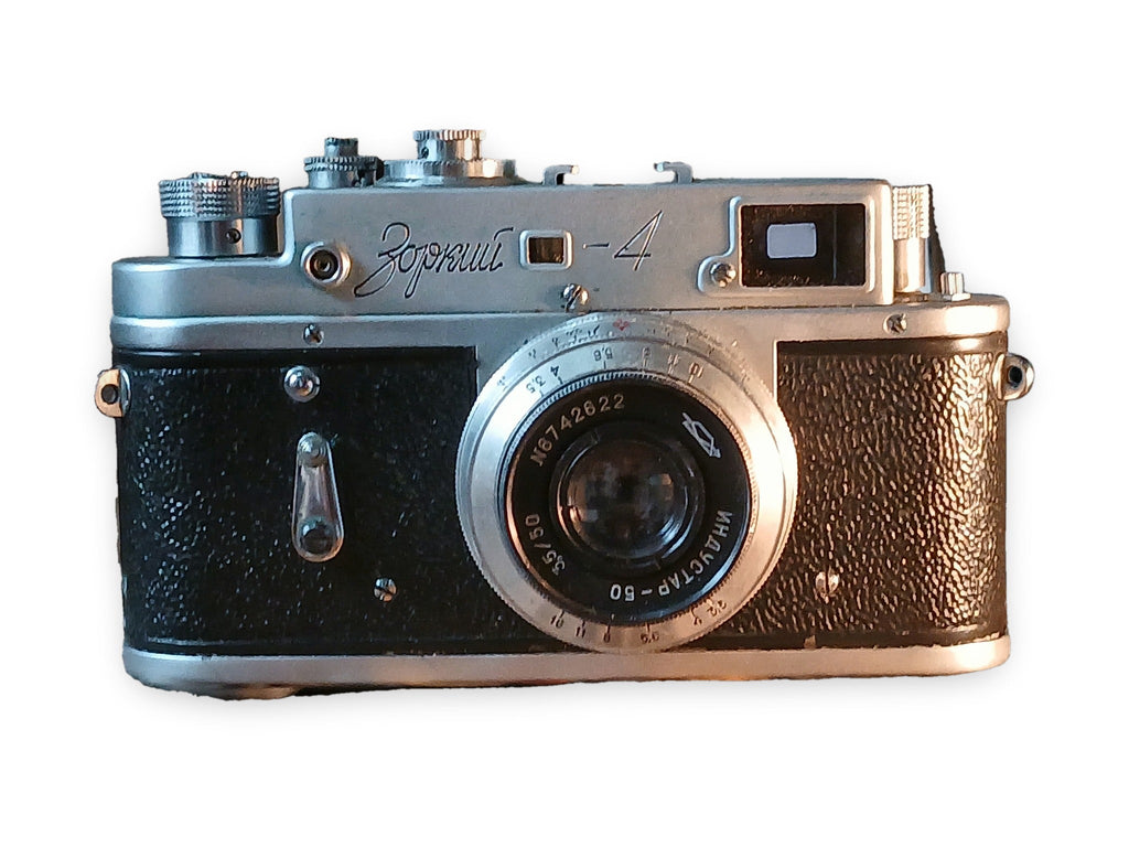Zorki-4 35mm meetzoekercamera met Industar-50 3.5/50mm M39 lens – foto 1