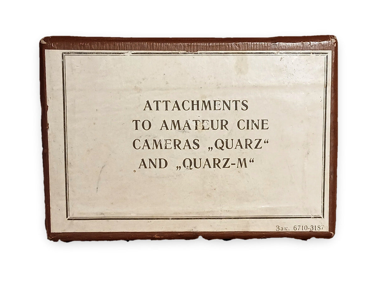 Quartz / Quarz Cine Camera Attachment Set 0.5x & 1.9x Wide/Tele Converter + Viewfinder in Box – foto 1