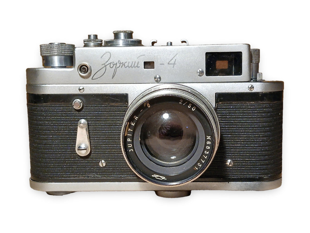 Zorki-4 35mm Rangefinder Camera met Jupiter-8 50mm f/2