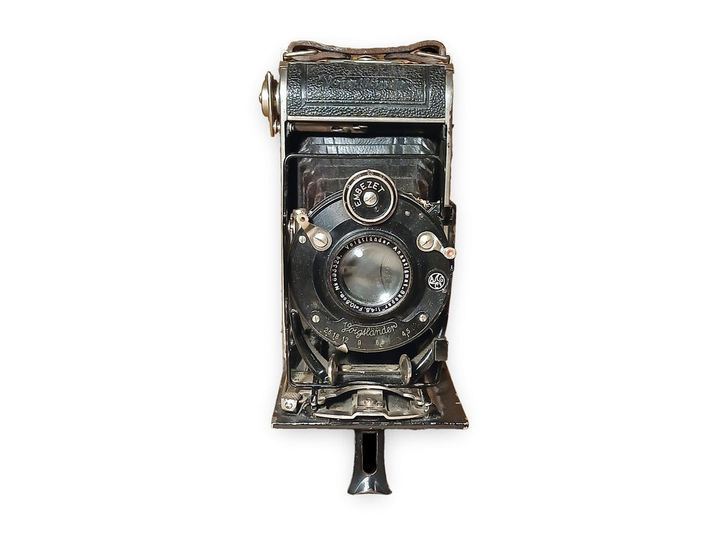 Voigtländer Inos II Klapcamera – Anastigmat Skopar 10,5cm f/4.5 – Vintage 6x9 – foto 2