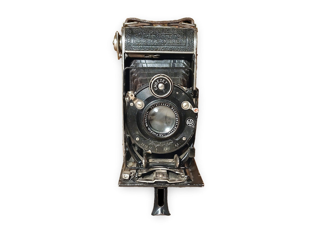 Voigtländer Inos II Klapcamera – Anastigmat Skopar 10,5cm f/4.5 – Vintage 6x9 – foto 2