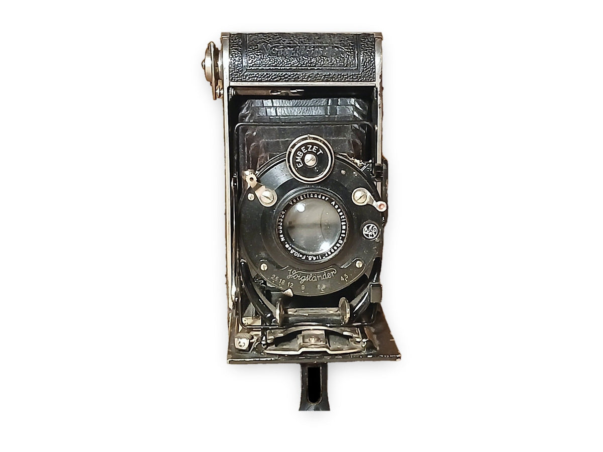 Voigtländer Inos II Klapcamera – Anastigmat Skopar 10,5cm f/4.5 – Vintage 6x9 – foto 1