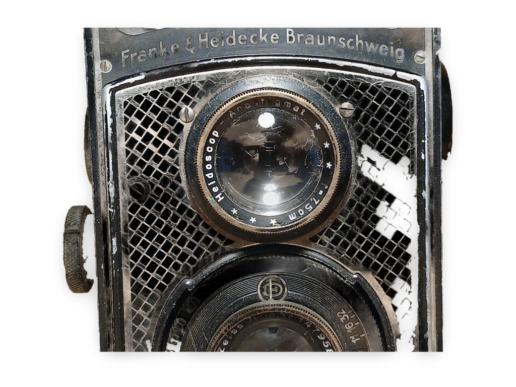 Rolleiflex Old Standard TLR 6x6 Camera – Carl Zeiss Tessar 75mm f/3.5 – Heidoscop Anastigmat – foto 4