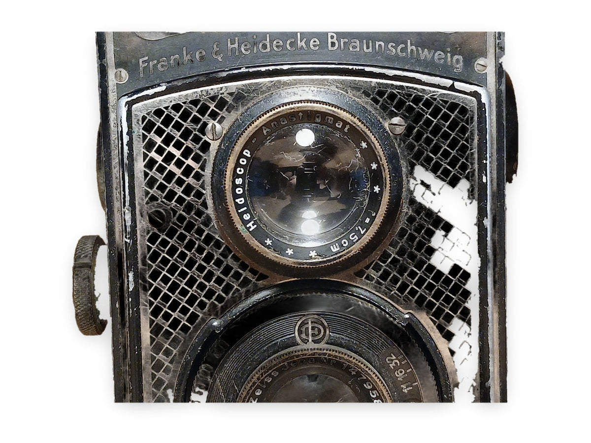 Rolleiflex Old Standard TLR 6x6 Camera – Carl Zeiss Tessar 75mm f/3.5 – Heidoscop Anastigmat – foto 4