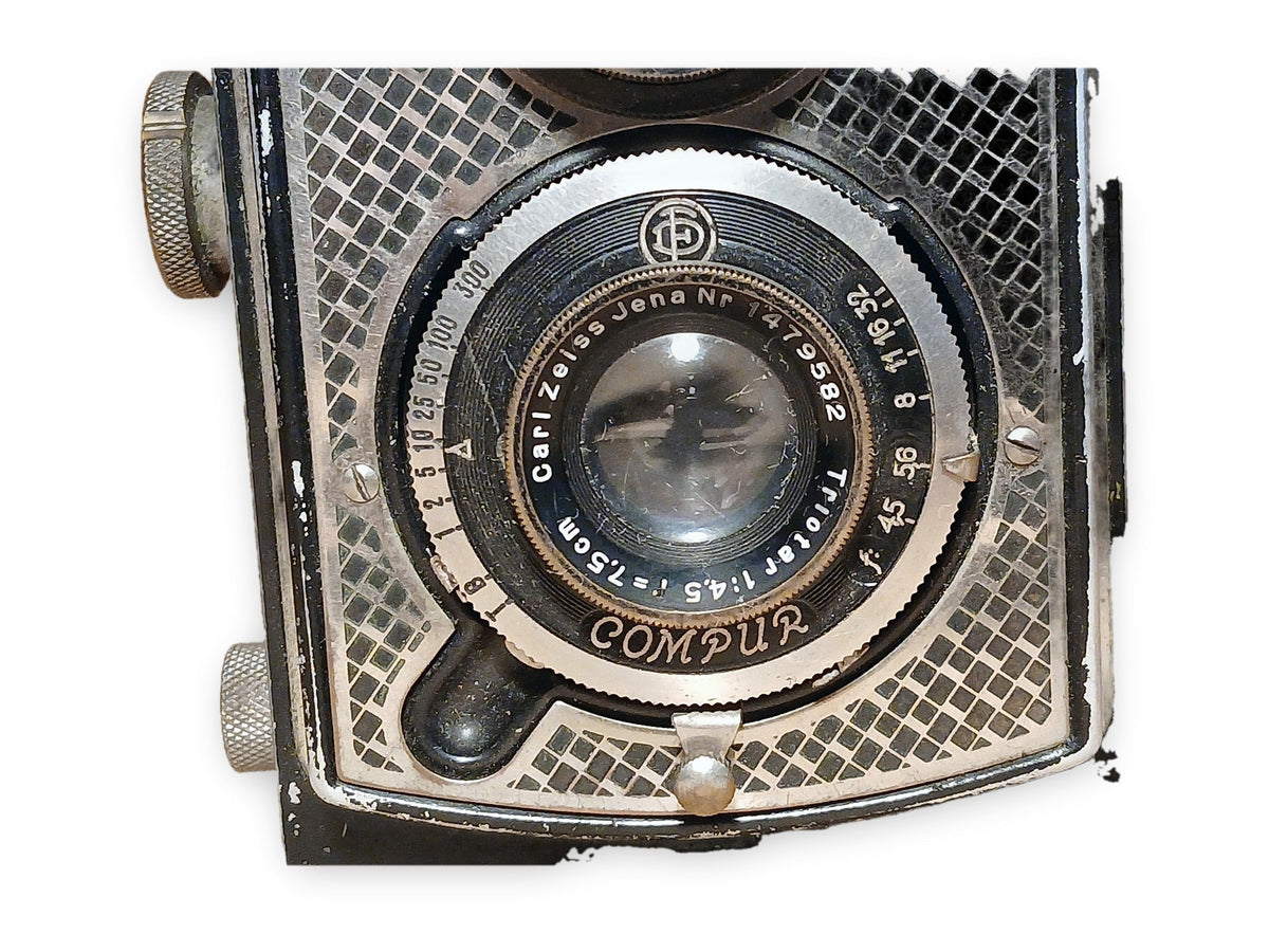 Rolleiflex Old Standard TLR 6x6 Camera – Carl Zeiss Tessar 75mm f/3.5 – Heidoscop Anastigmat – foto 3