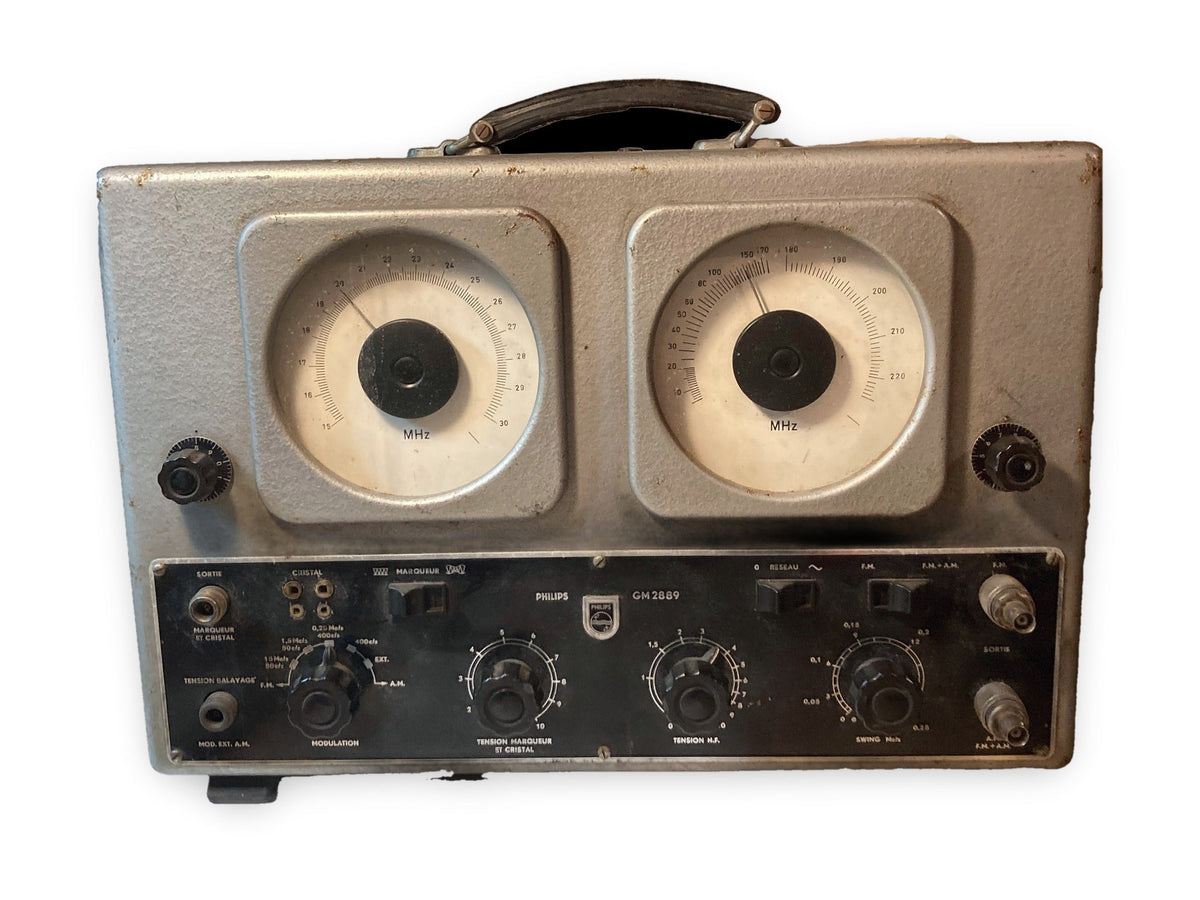 Philips GM 2889/02 Vintage FM/AM Meetgenerator – 1950s – Made in Holland – foto 1