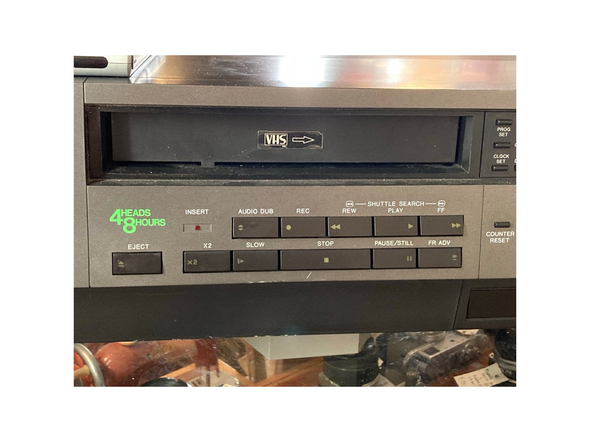 JVC HR-7655EB Stereo VHS-videorecorder 4-kops – met afstandsbediening