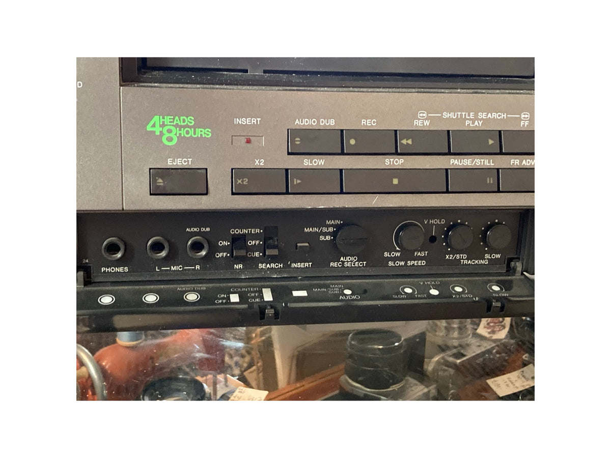 JVC HR-7655EB Stereo VHS-videorecorder 4-kops – met afstandsbediening