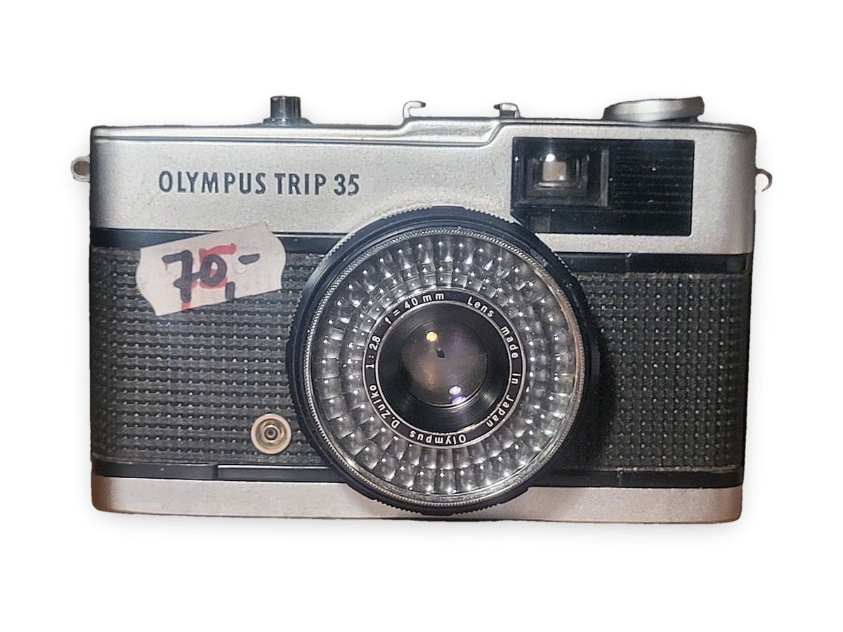 Olympus Trip 35 compactcamera – vintage analoge camera bij De Majum Rotterdam
