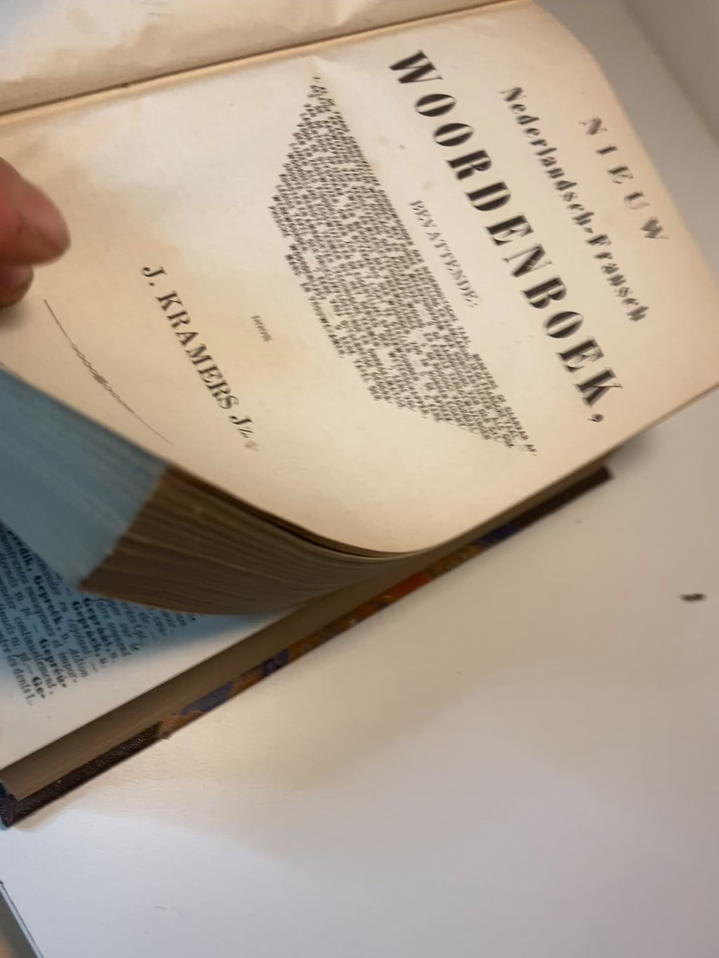 Antieke woordenboeken Frans-Nederlands en Nederlands-Frans – foto 5