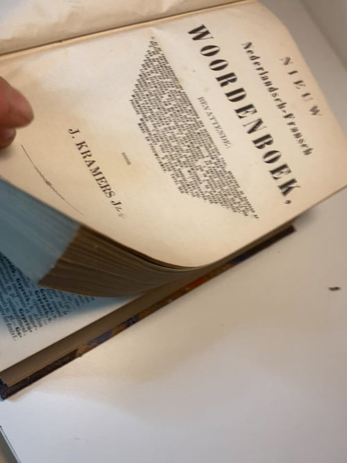 Antieke woordenboeken Frans-Nederlands en Nederlands-Frans – foto 5