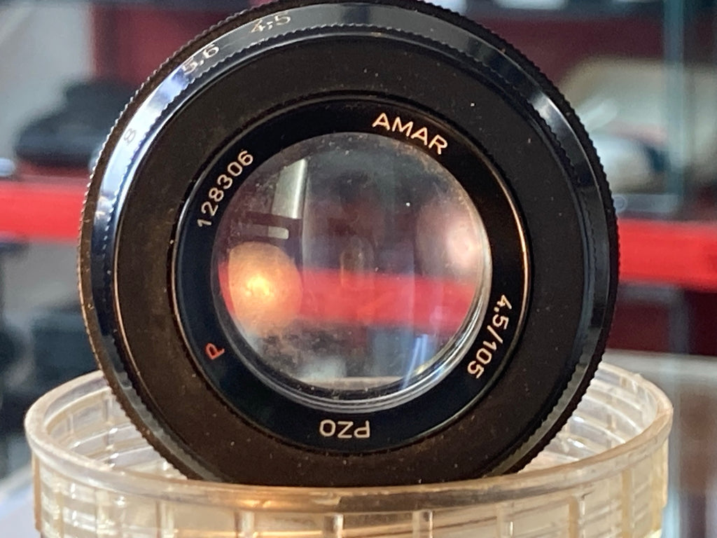 PZO Amar 105mm f/4.5 – vergrotingslens