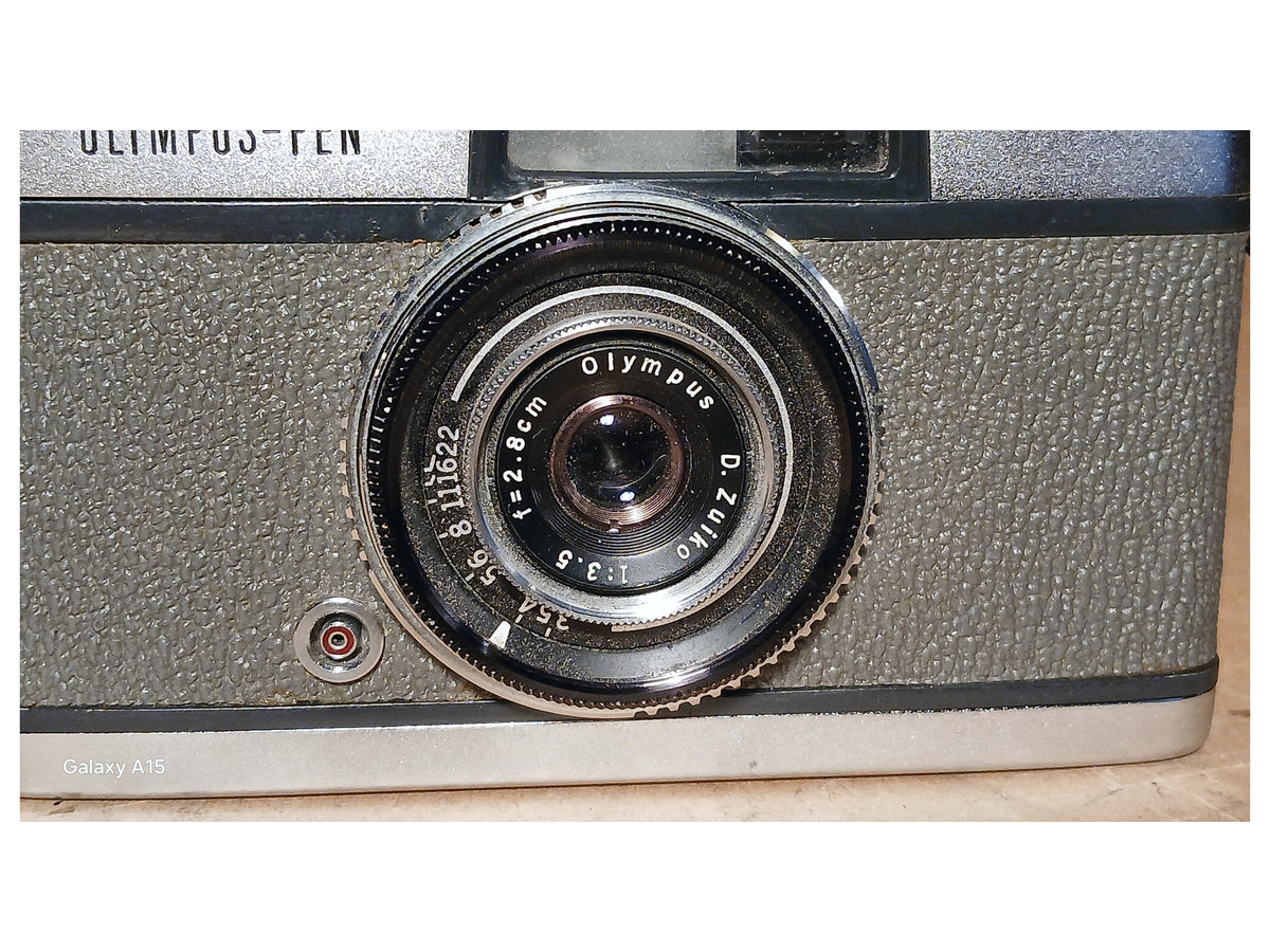 Olympus PEN Half-Frame 35mm Camera + D.Zuiko 28mm f/3.5 – Vintage – foto 2