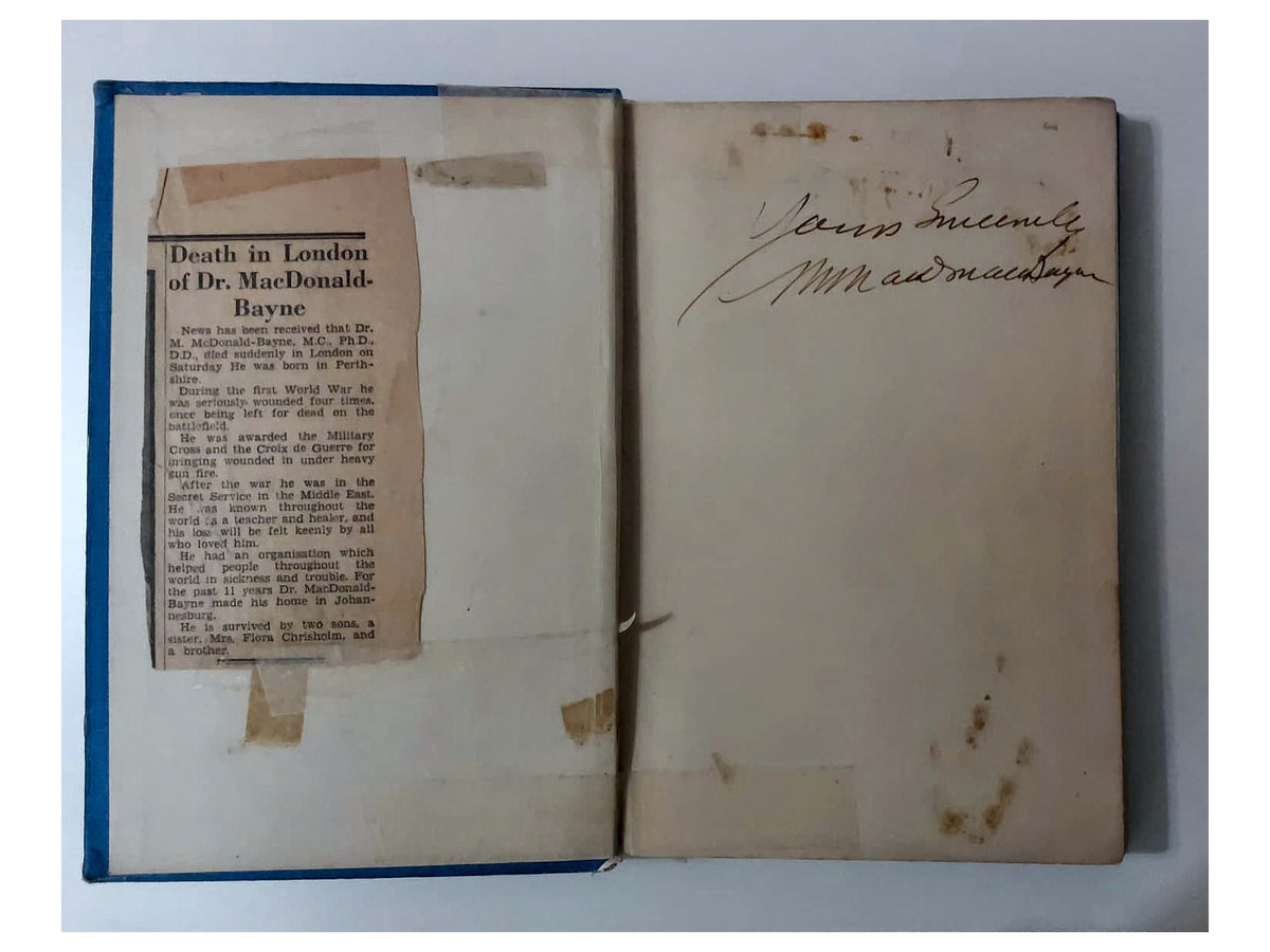 MacDonald-Bayne, Divine Healing – 1e druk 1953 - gesigneerd – foto 4
