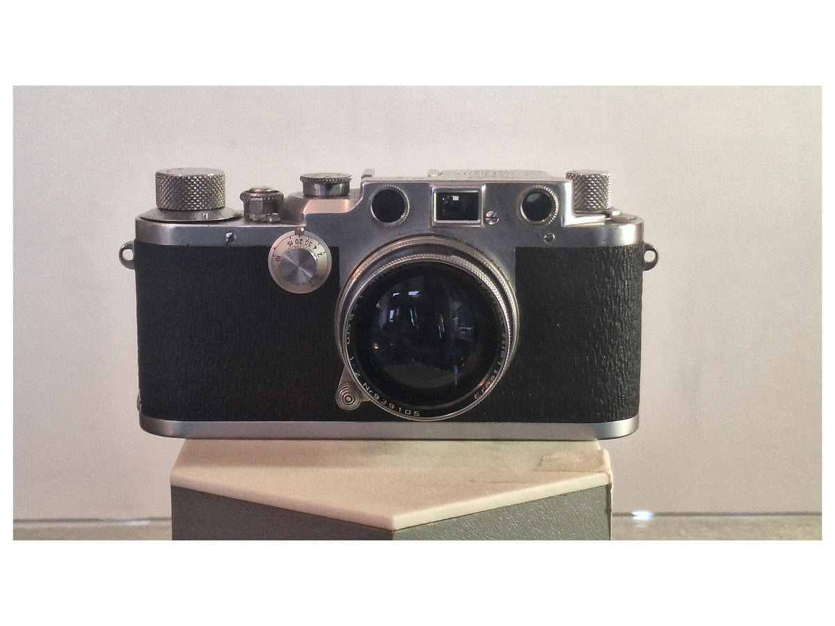 Leica IIIc meetzoekercamera met Ernst Leitz Wetzlar Summitar 50mm f1:2 lens – foto 2