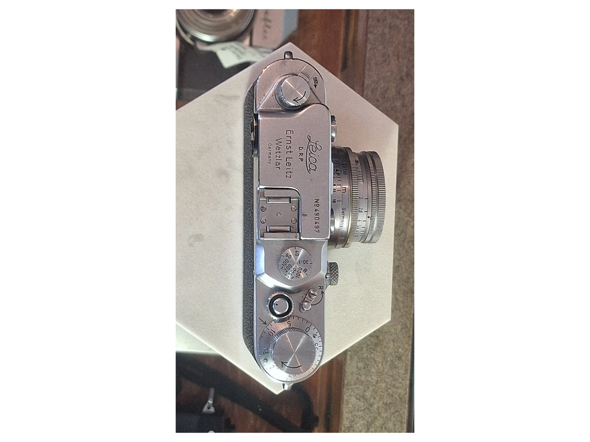 Leica IIIc meetzoekercamera met Ernst Leitz Wetzlar Summitar 50mm f1:2 lens – foto 3