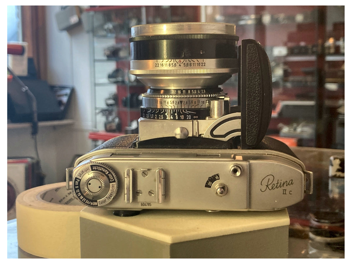 Kodak Retina IIc 35mm Meetzoekercamera + Schneider-Kreuznach Retina-Xenon C 50mm f/2.8 – foto 3