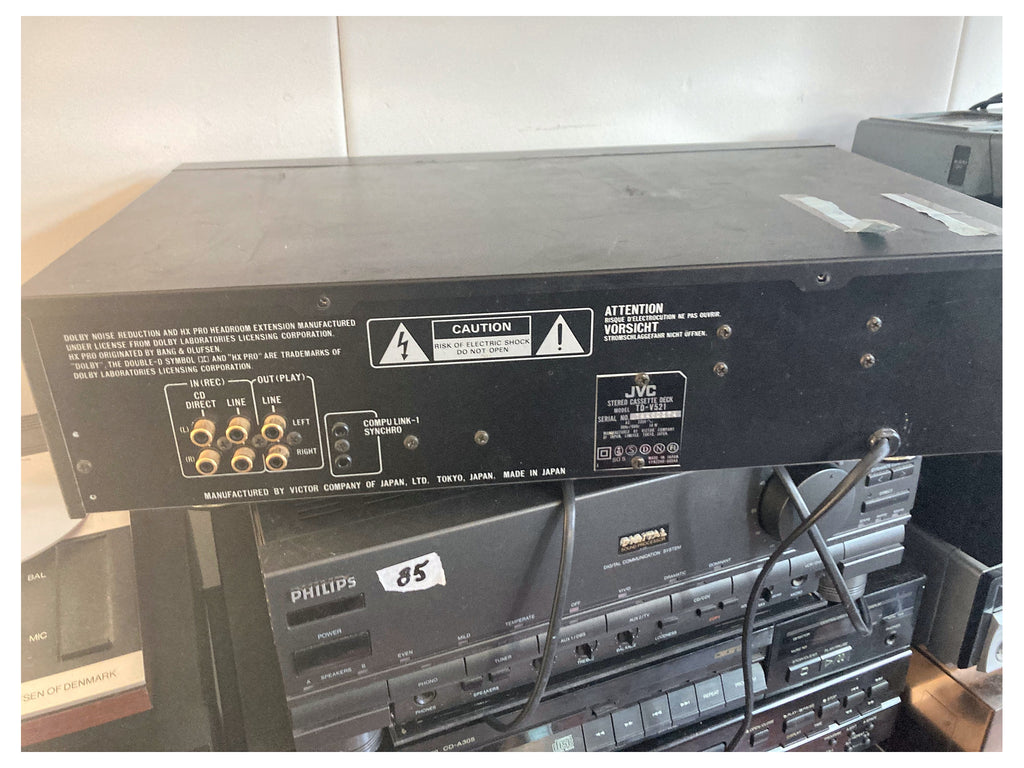 JVC TD-V521 Stereo Cassettedeck – Closed Loop Dual Capstan – Dolby B/C & HX Pro – Getest – foto 4