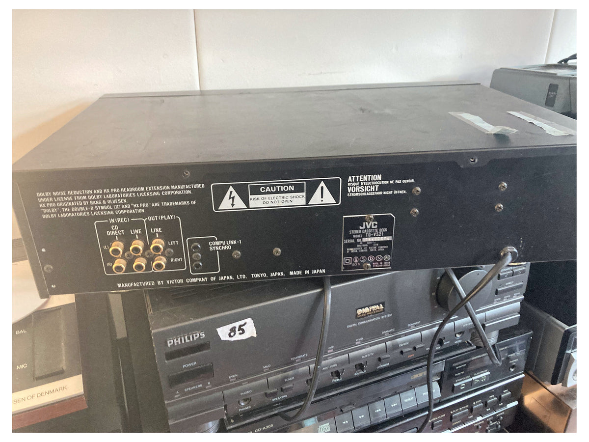 JVC TD-V521 Stereo Cassettedeck – Closed Loop Dual Capstan – Dolby B/C & HX Pro – Getest – foto 4