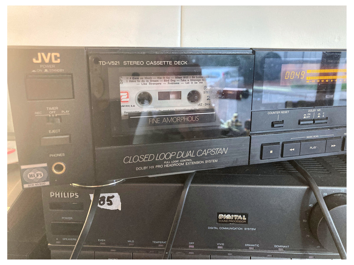 JVC TD-V521 Stereo Cassettedeck – Closed Loop Dual Capstan – Dolby B/C & HX Pro – Getest – foto 2