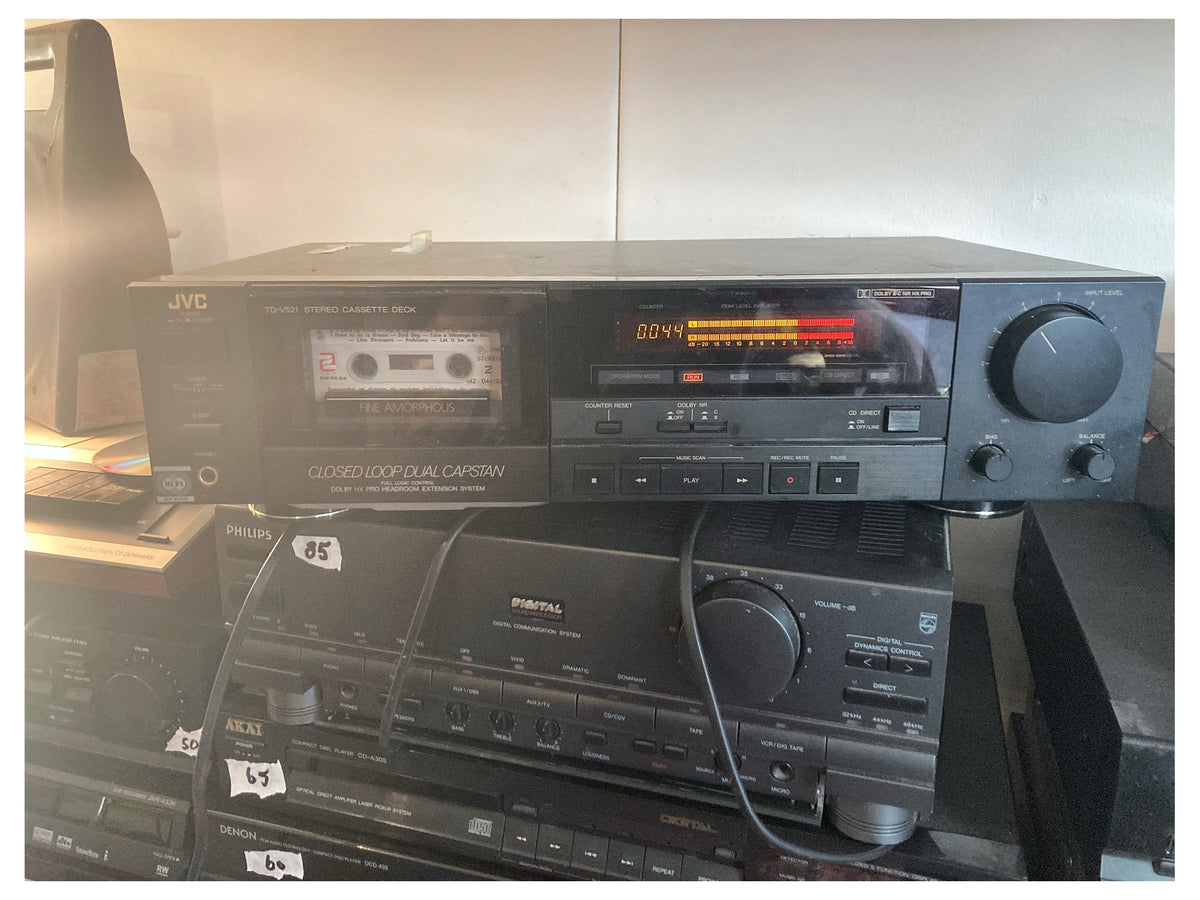 JVC TD-V521 Stereo Cassettedeck – Closed Loop Dual Capstan – Dolby B/C & HX Pro – Getest – foto 1