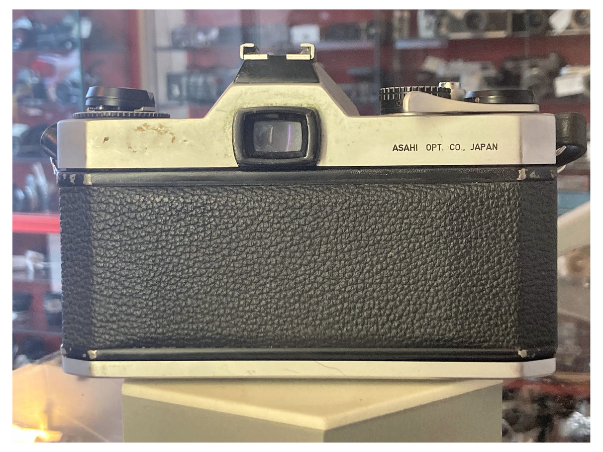 Asahi Pentax Spotmatic F spiegelreflexcamera met SMC Takumar 55mm f/1.8, getest en werkend – foto 4 van 5