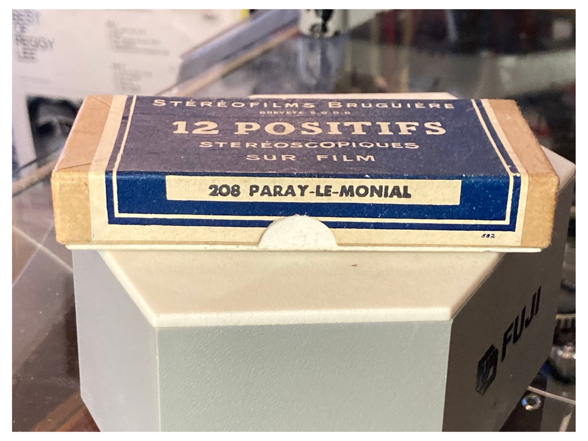Originele doos Stéréofilms Bruguière Paray-le-Monial